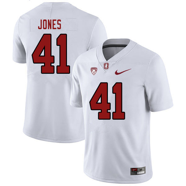 Men #41 Brandon Jones Stanford Cardinal College Football Jerseys Sale-White